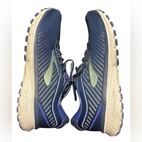 Brooks Womens Ghost 12 Running Shoe - Peacoat/Blue/Aqua 10.5 Wide - Picture 5 of 9